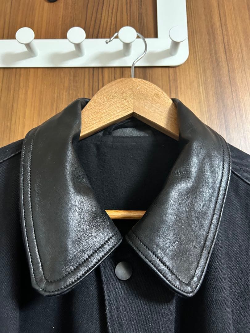 comoli 24aw デニムレザーワークジャケット　2 AURALEE