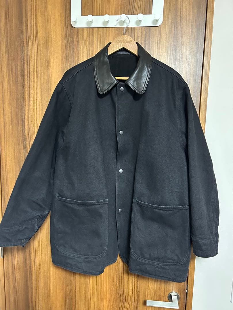 comoli 24aw デニムレザーワークジャケット　2 AURALEE