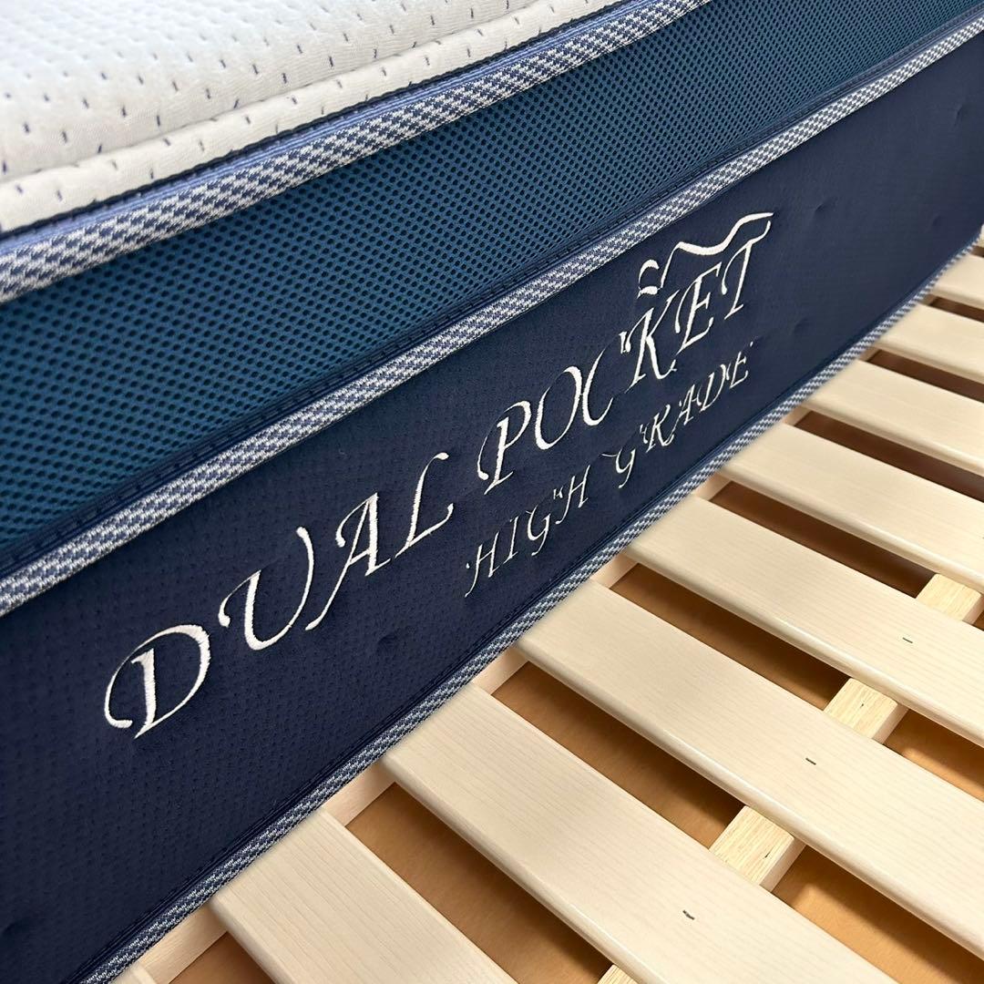 ニトリ セミダブル　マットレス デュアルポケット シルキー　ベッド　新生活