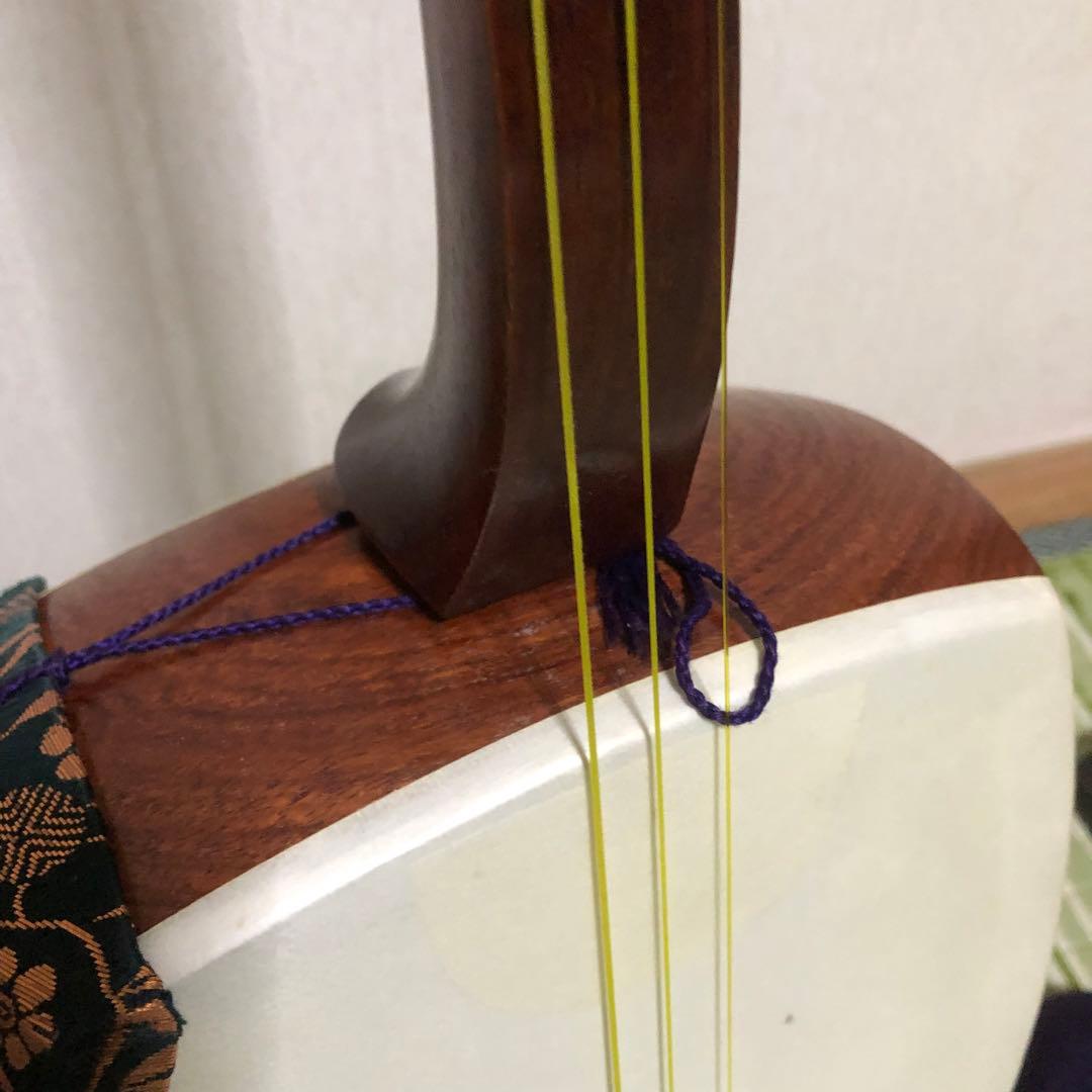 三味線　バチ　三弦駒　和楽器　弦楽器　細棹