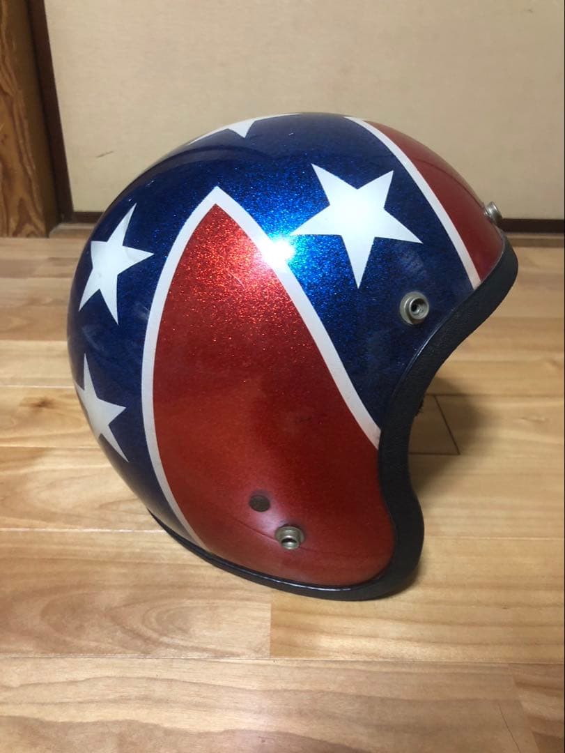 LSI-4170ビンテージヘルメット　1970年代製　ハーレー　パンヘッド