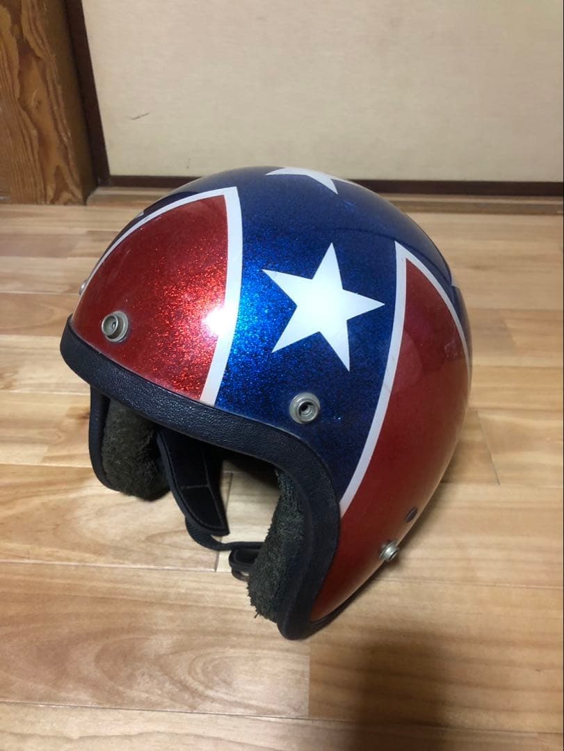 LSI-4170ビンテージヘルメット　1970年代製　ハーレー　パンヘッド