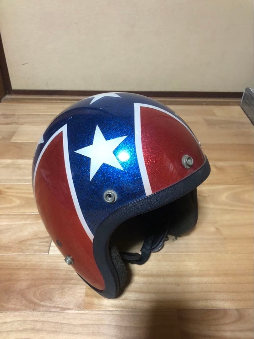 LSI-4170ビンテージヘルメット　1970年代製　ハーレー　パンヘッド