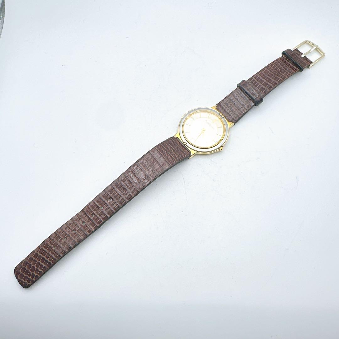 美品 稼動品 イヴサンローラン レディース腕時計 ゴールド レア キレイめ