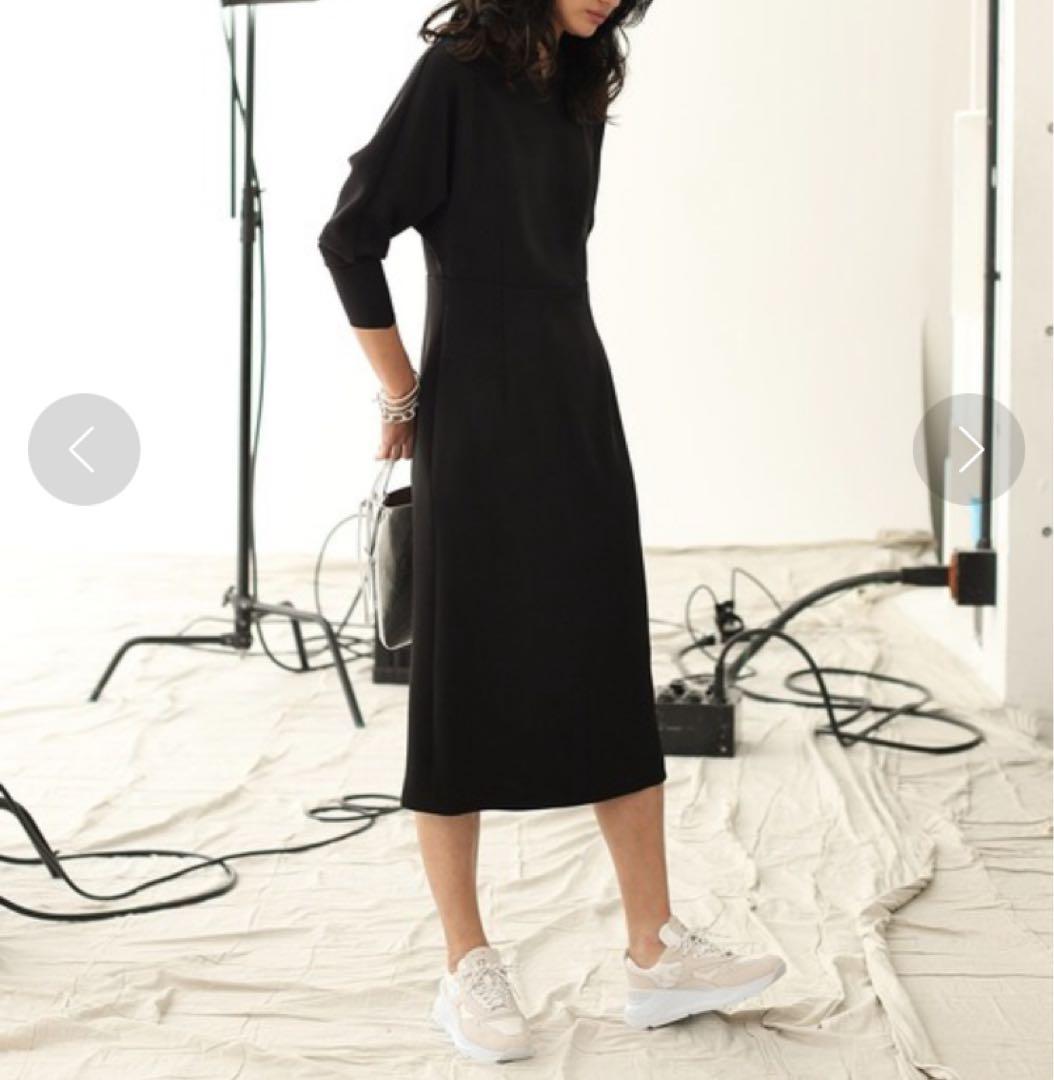 【新品タグ付】ウィムガゼット WEB限定 ダブルクロスドルマンワンピース