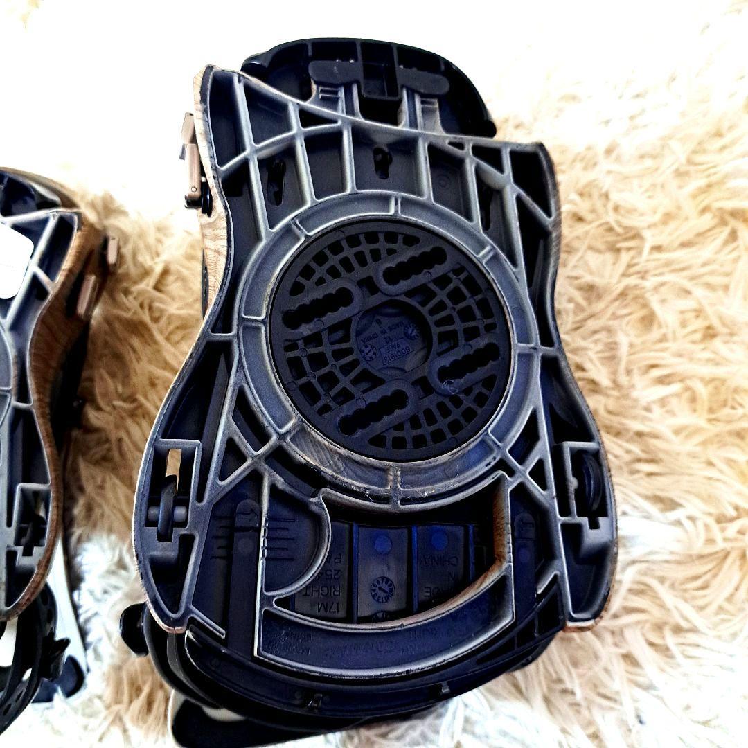 FLUX ビンディング Mサイズ 木目調　[美品] 限定カラー