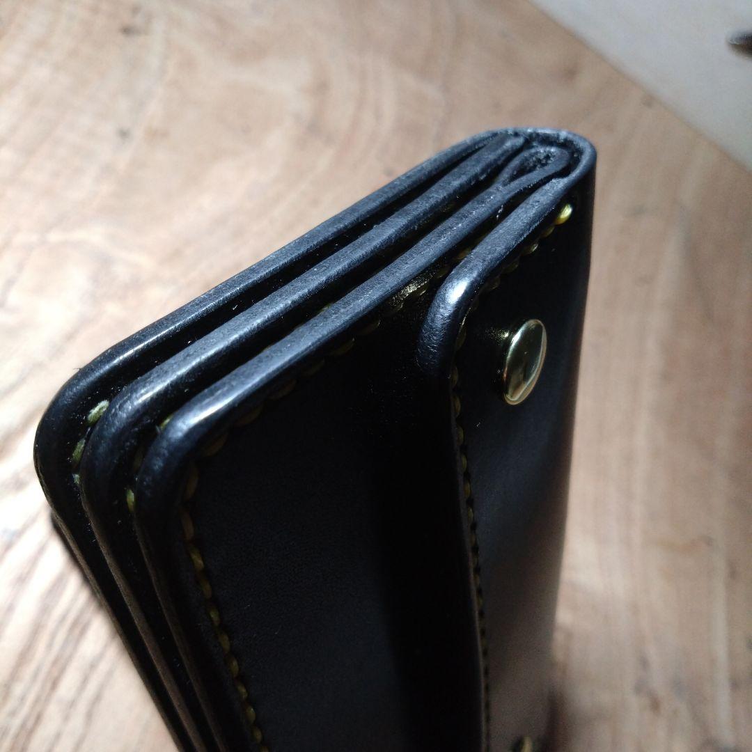 小判カン追加　ミドル　トラッカーウォレット　栃木レザー　ヴォーノアニリン　203