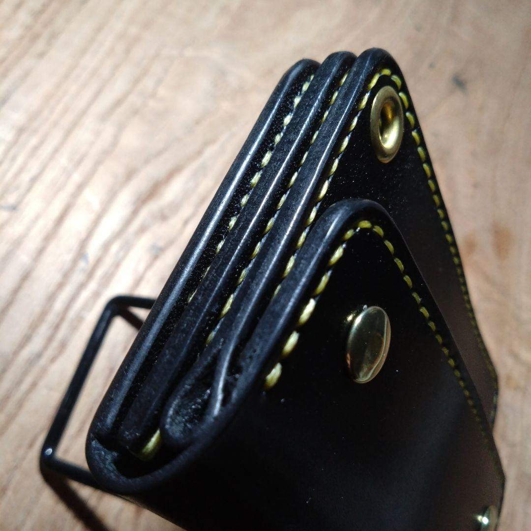 小判カン追加　ミドル　トラッカーウォレット　栃木レザー　ヴォーノアニリン　203