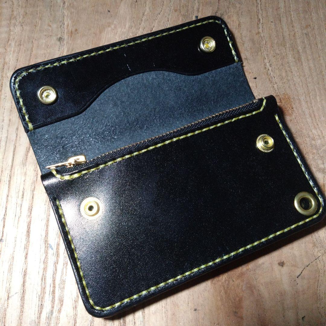 小判カン追加　ミドル　トラッカーウォレット　栃木レザー　ヴォーノアニリン　203