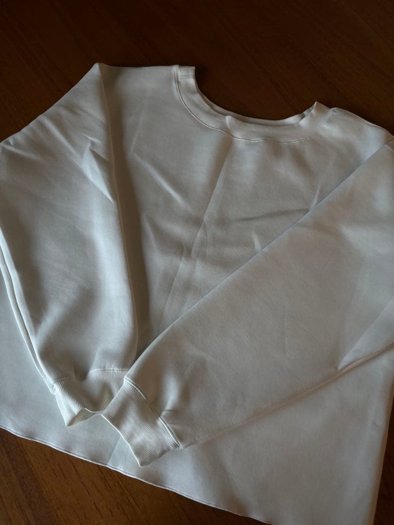 ★をい★GALLARDAGALANTE/ボートネックスウェット/ホワイト