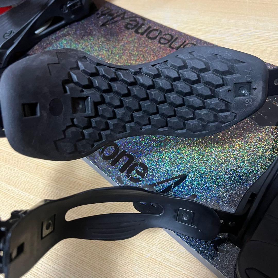 美品　011artistic FLUX メンズスノーボード　3点148cm