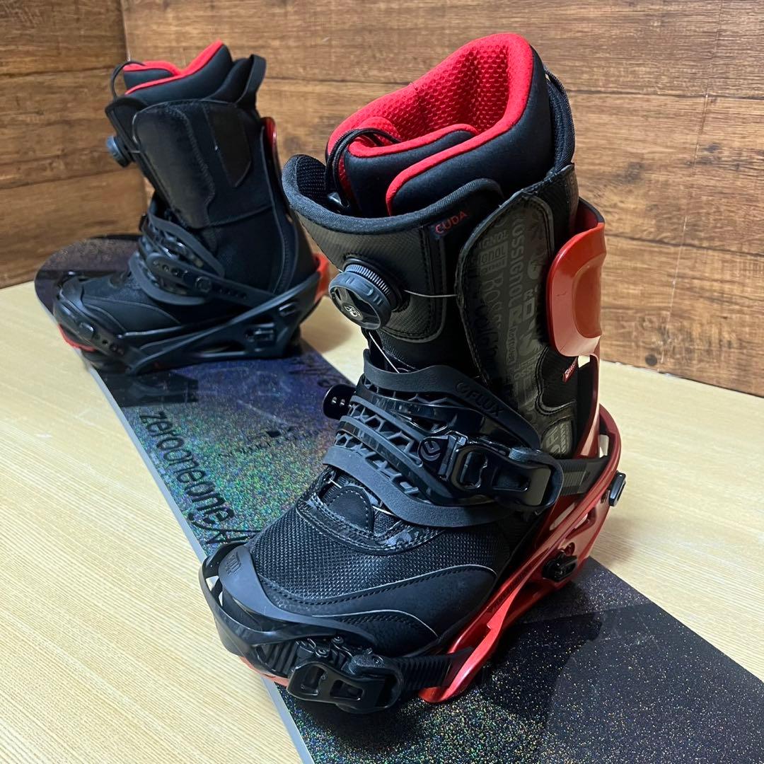 美品　011artistic FLUX メンズスノーボード　3点148cm