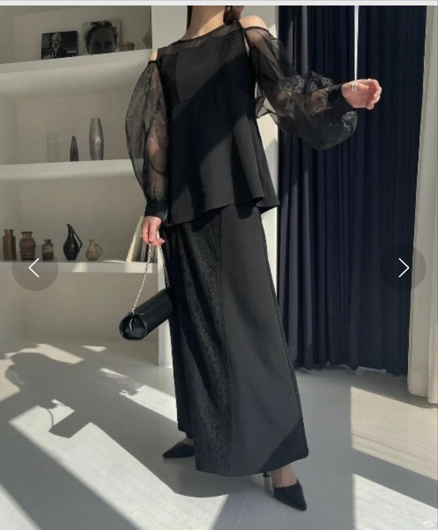 willfully セットアップ オケージョン ドレス ブラック