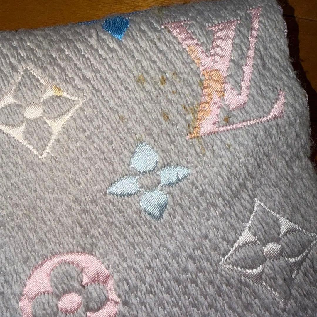 希少‼️ルイヴィトン　エシャルプ　ロゴマニア　限定カラー　マフラー　レインボー