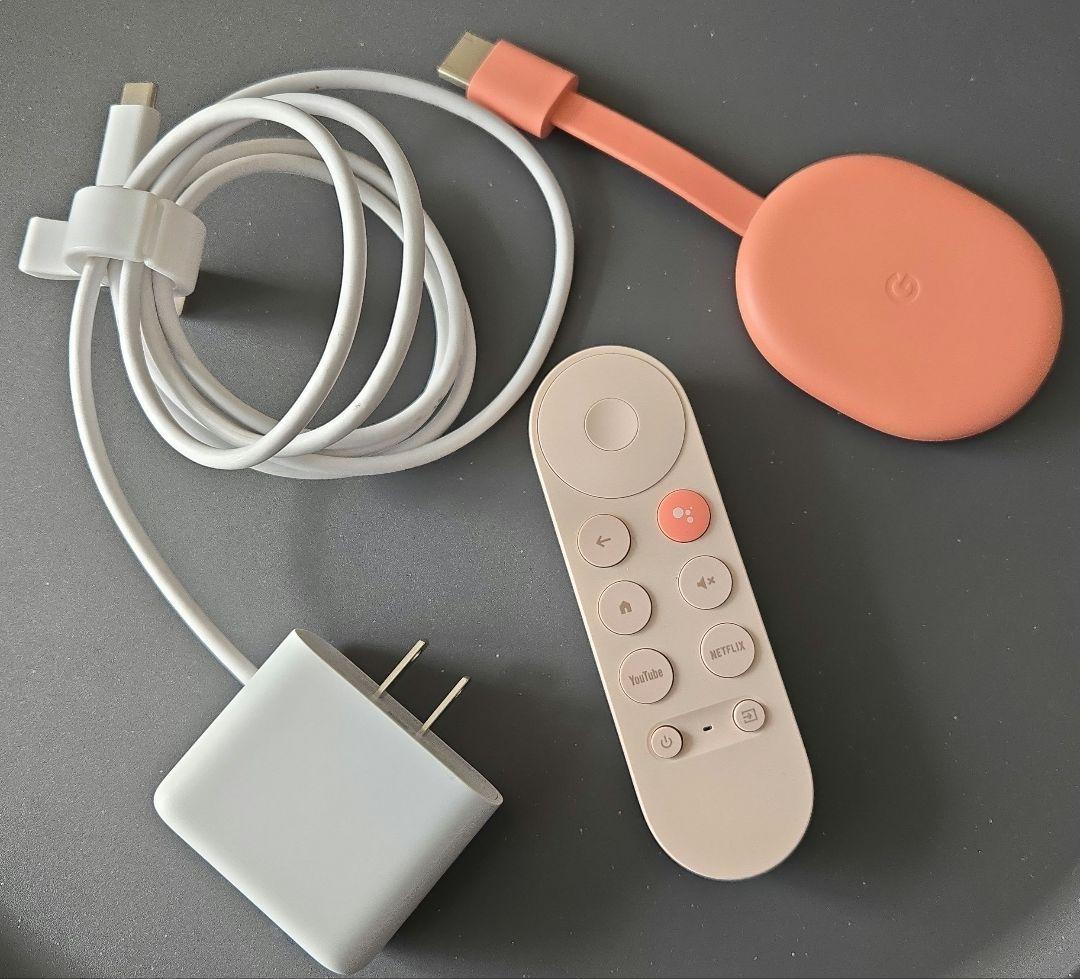 ［値下げ中］Chromecast　4Kモデル　GA01919-JP