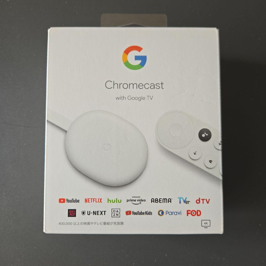 ［値下げ中］Chromecast　4Kモデル　GA01919-JP