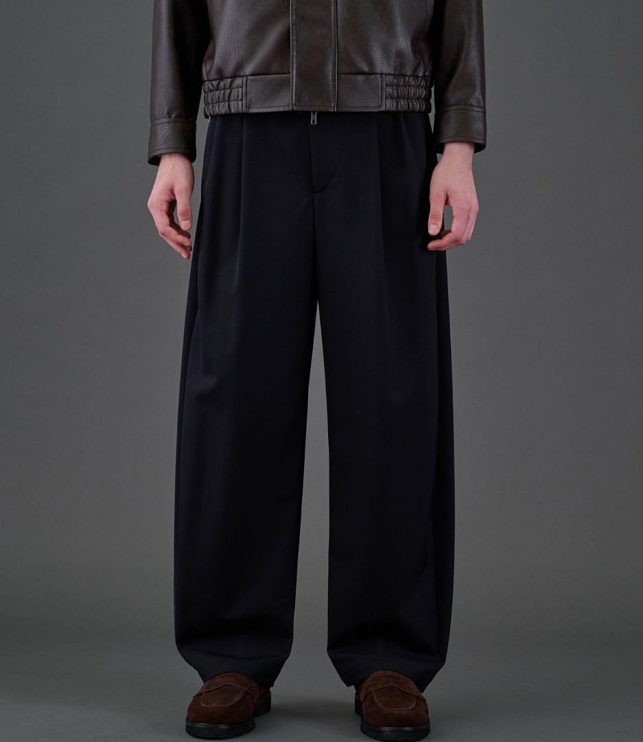 UNITED TOKYO 2タックバレルスラックス　BLK 3