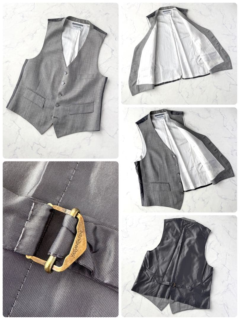 Yves Saint Laurent イヴサンローラン 3ピース スーツ52