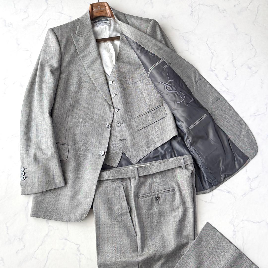 Yves Saint Laurent イヴサンローラン 3ピース スーツ52