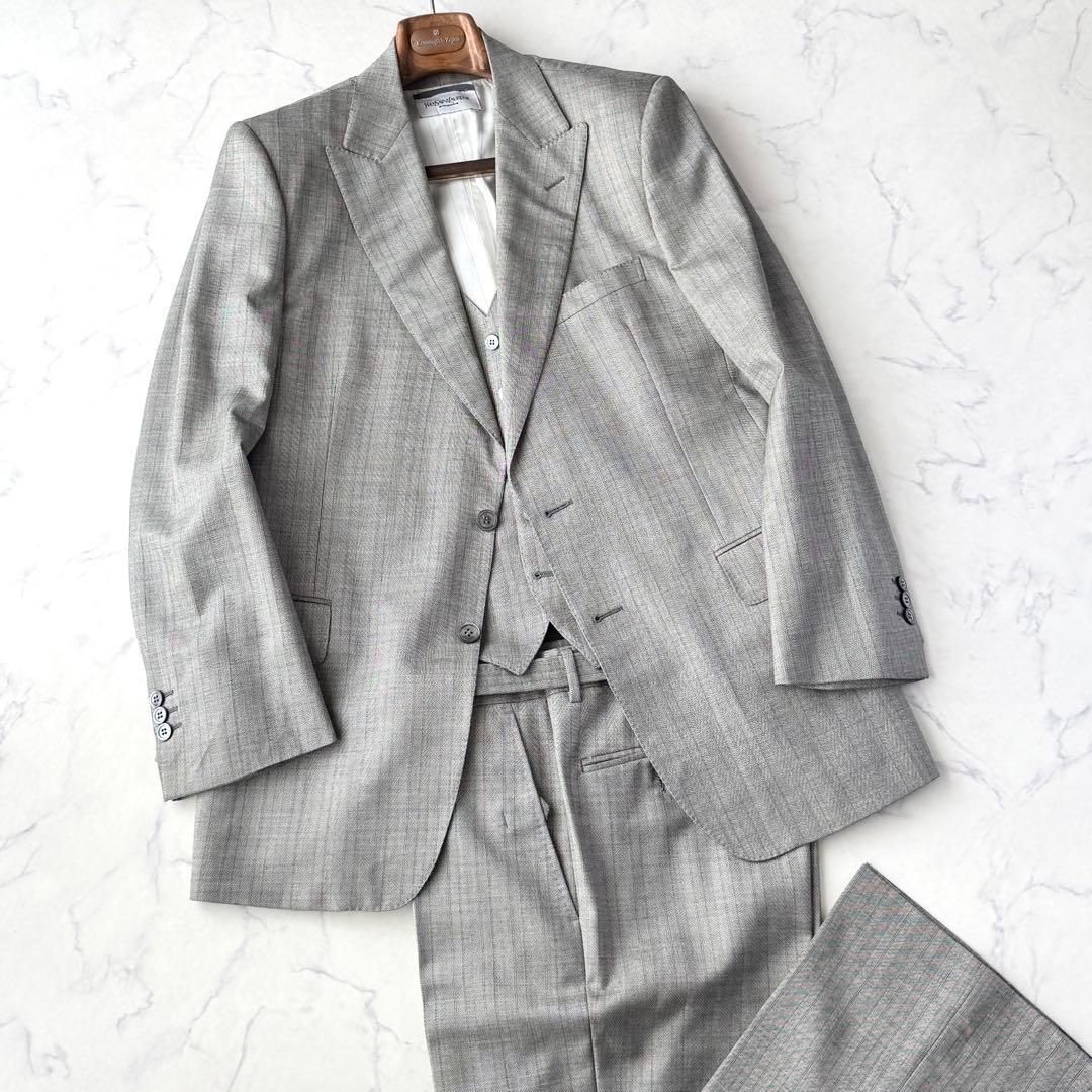 Yves Saint Laurent イヴサンローラン 3ピース スーツ52