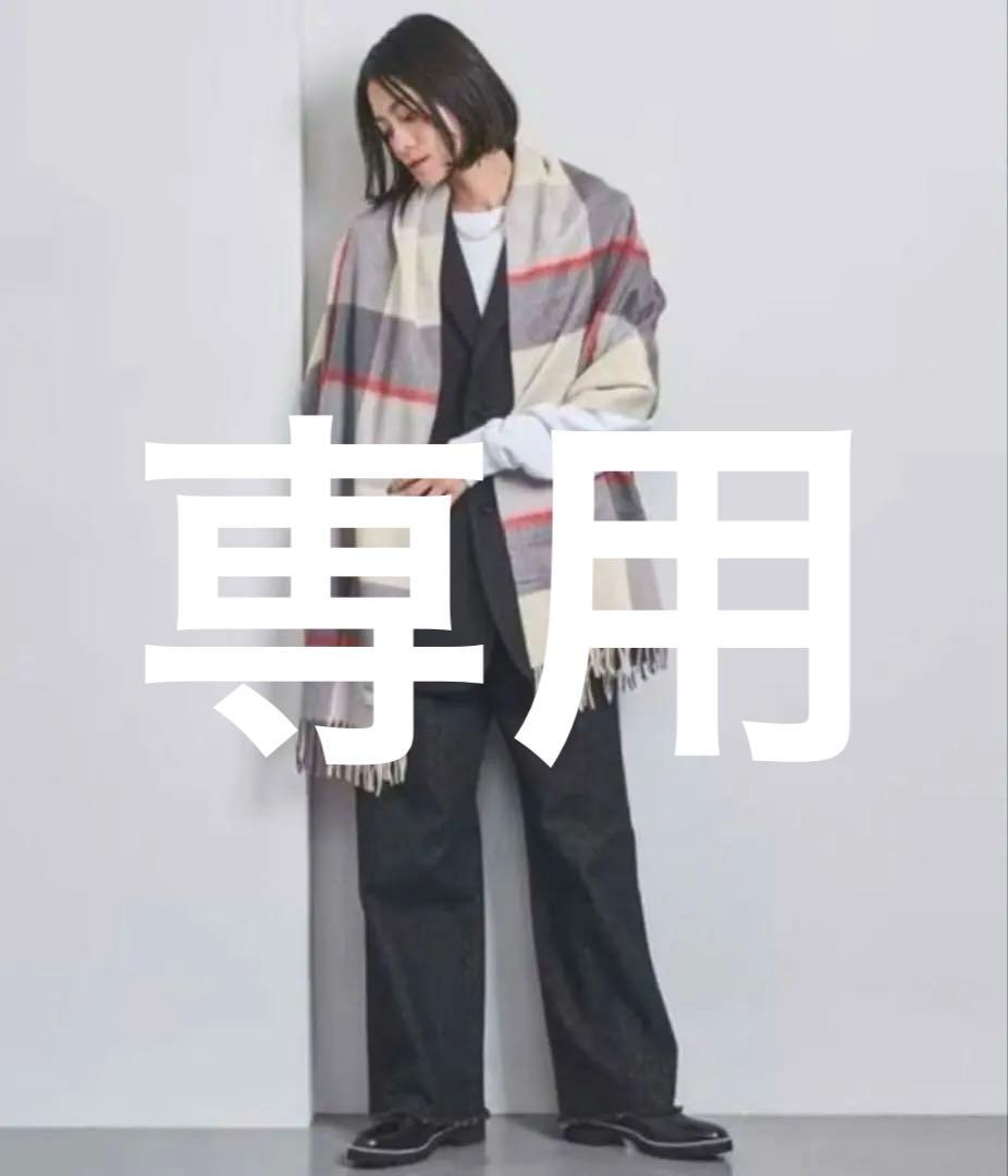 Ri...* 　Joshua Ellis カシミヤ　チェックストール