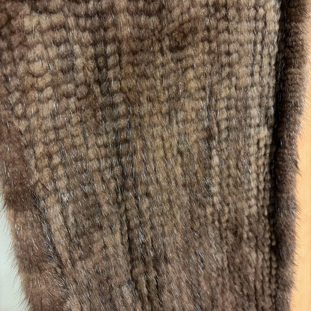 新品未使用タグ付き　GNA ミンク　マフラー　スヌード