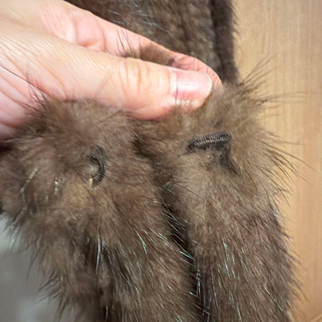 新品未使用タグ付き　GNA ミンク　マフラー　スヌード