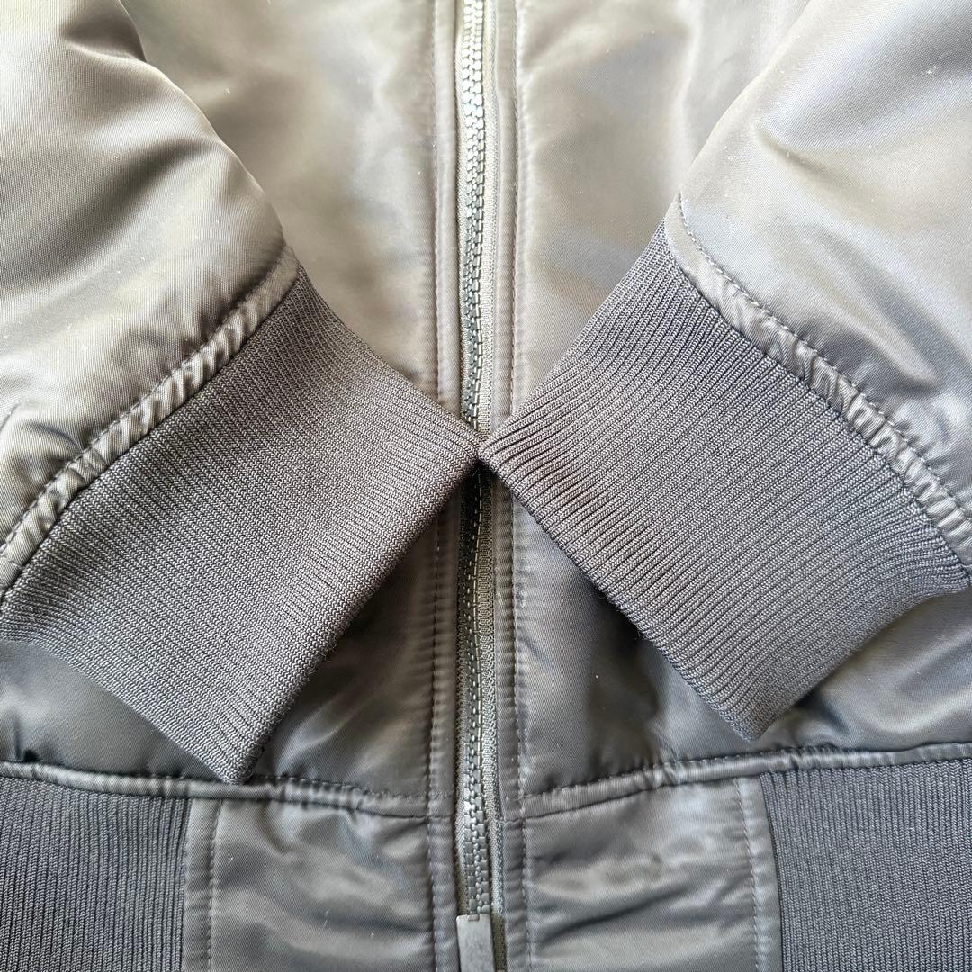 【美品✨】ユニクロ+J ハイブリッドダウンオーバーサイズMA－1 黒 L 即完売