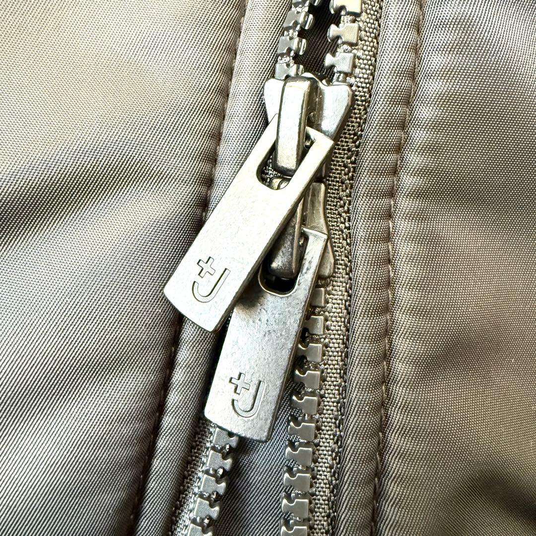 【美品✨】ユニクロ+J ハイブリッドダウンオーバーサイズMA－1 黒 L 即完売