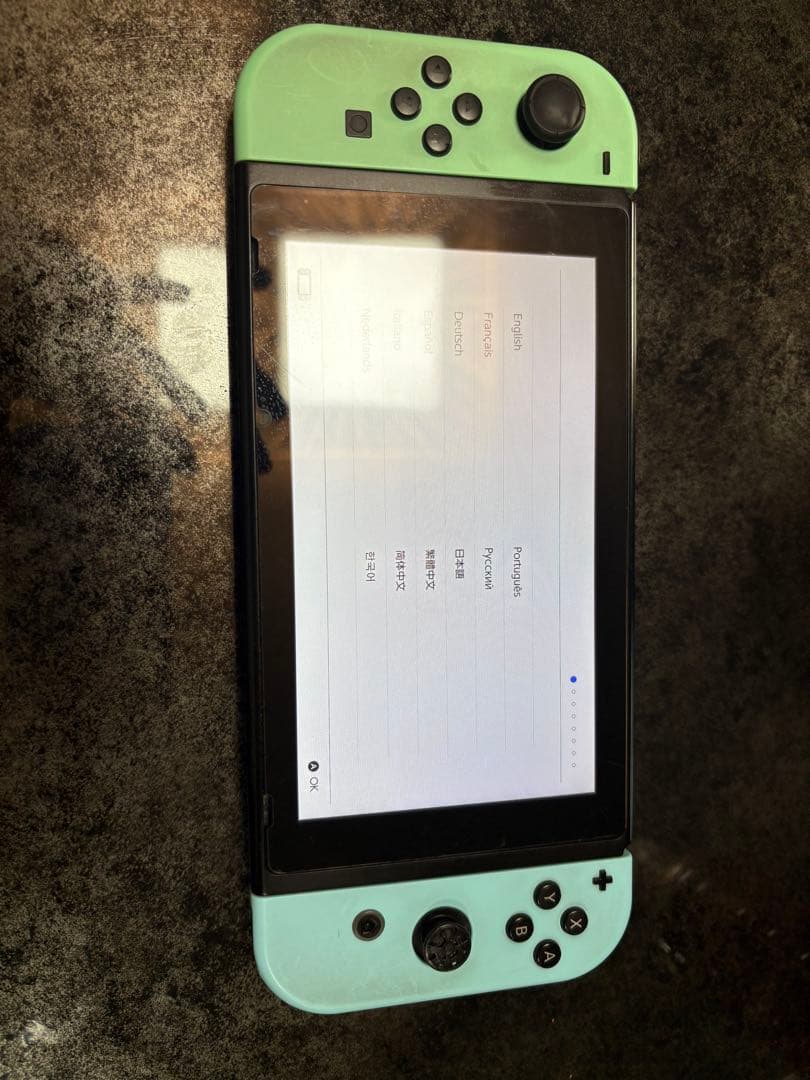 Nintendo Switch 本体 あつまれどうぶつの森 グリーン/ホワイト