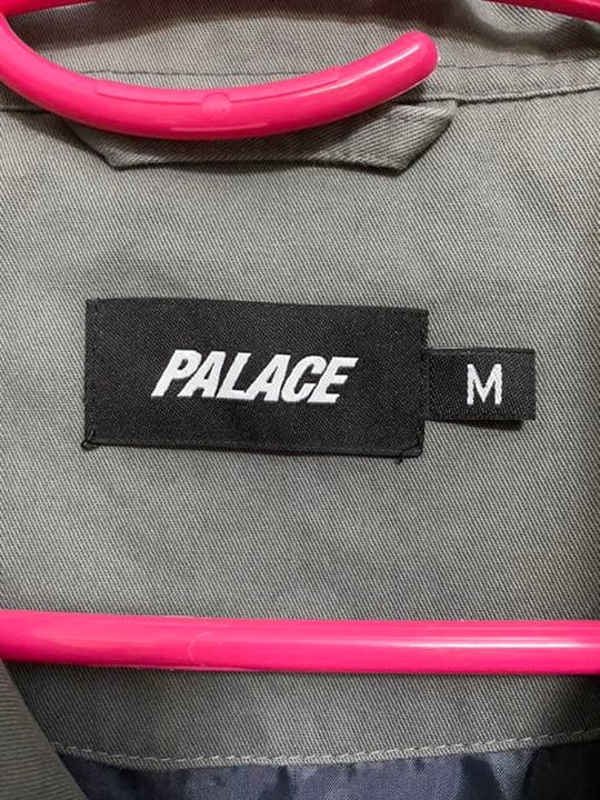 Palace grey coach jacket コーチジャケット　コットン