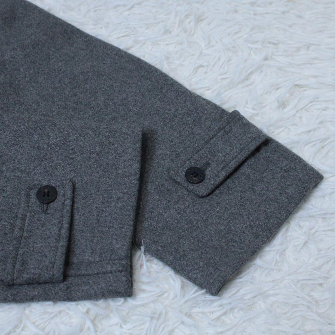 Papas マーティンソン生地 カシミヤ100% ダッフルコート ロング丈 M