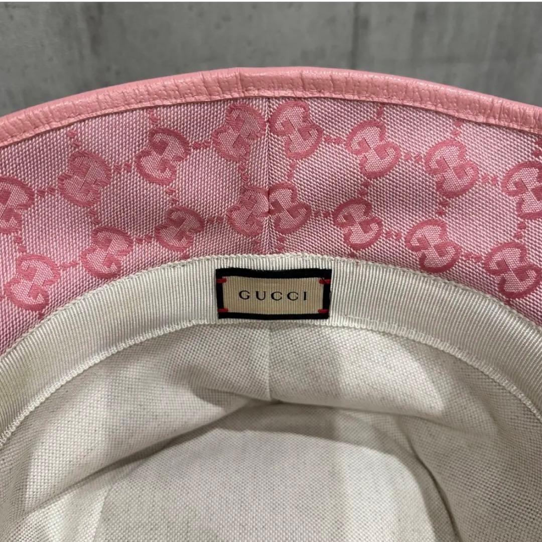 新品未使用GUCCI GGキャンバスモノグラムバケットハット メンズ、レーディス