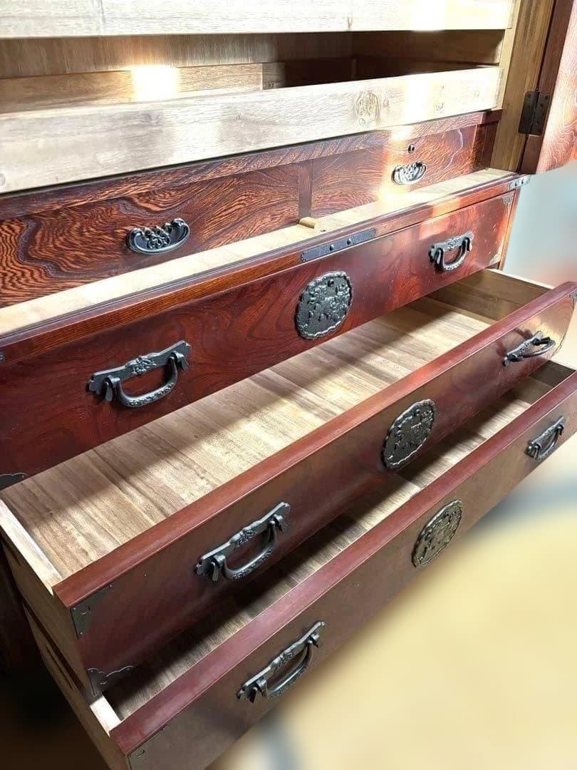 和箪笥 着物収納 桐箪笥 大型 日本製 婚礼家具 和モダン 古民家