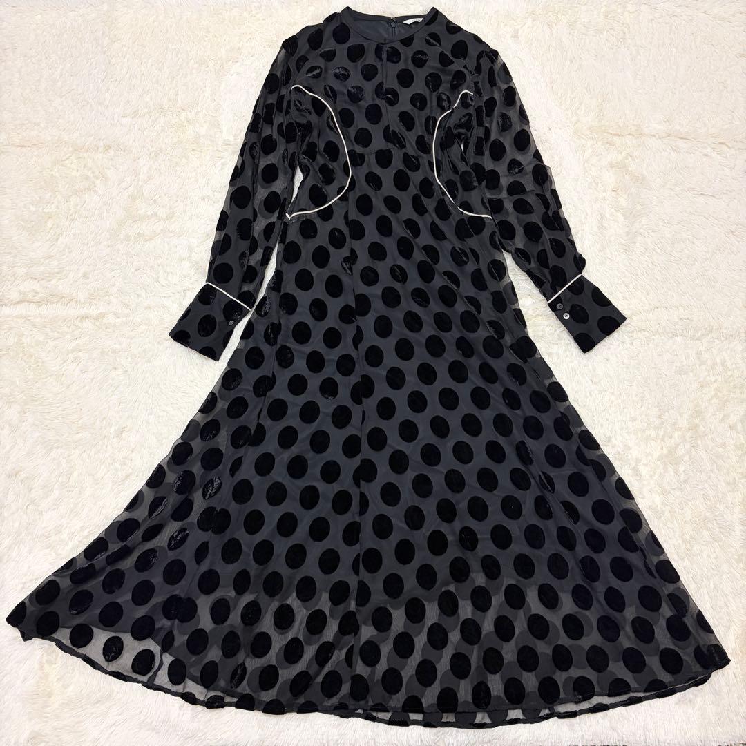 CLANE クラネ　BIG DOT OPAL ONEPIECE ワンピース　XS