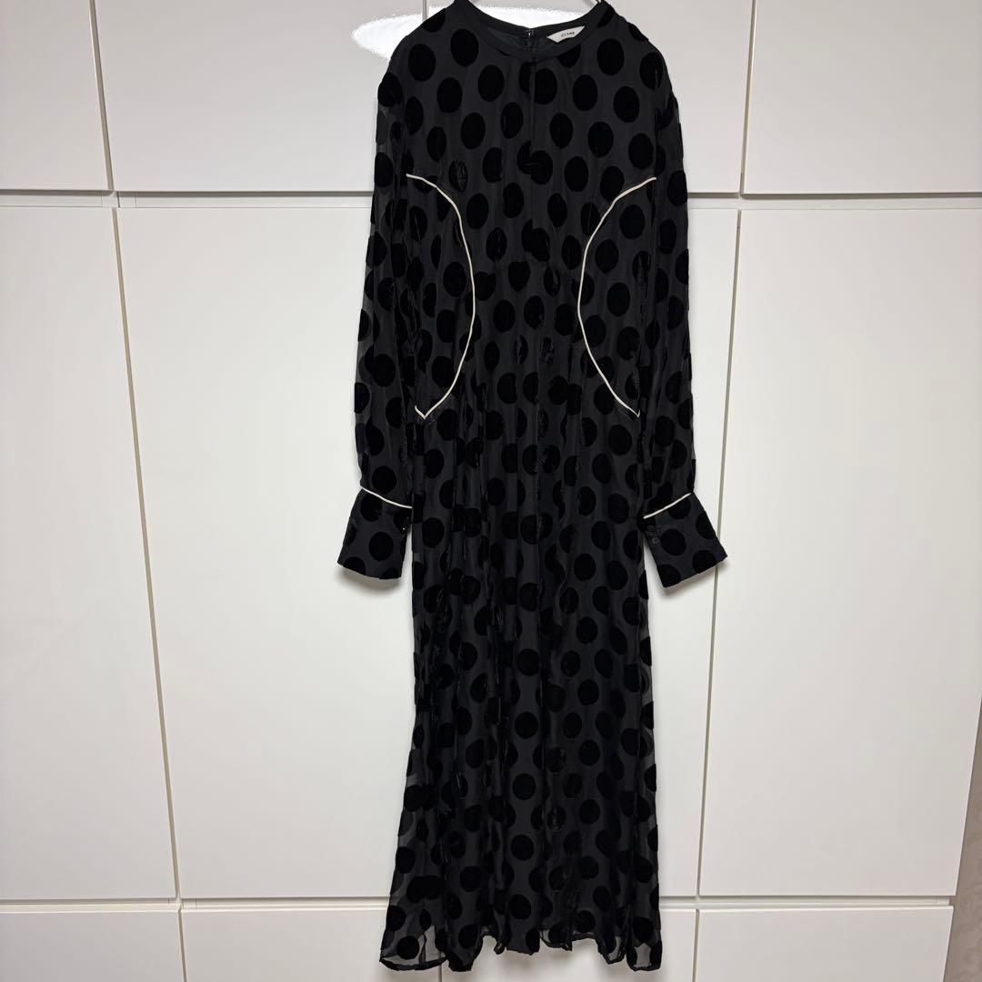 CLANE クラネ　BIG DOT OPAL ONEPIECE ワンピース　XS