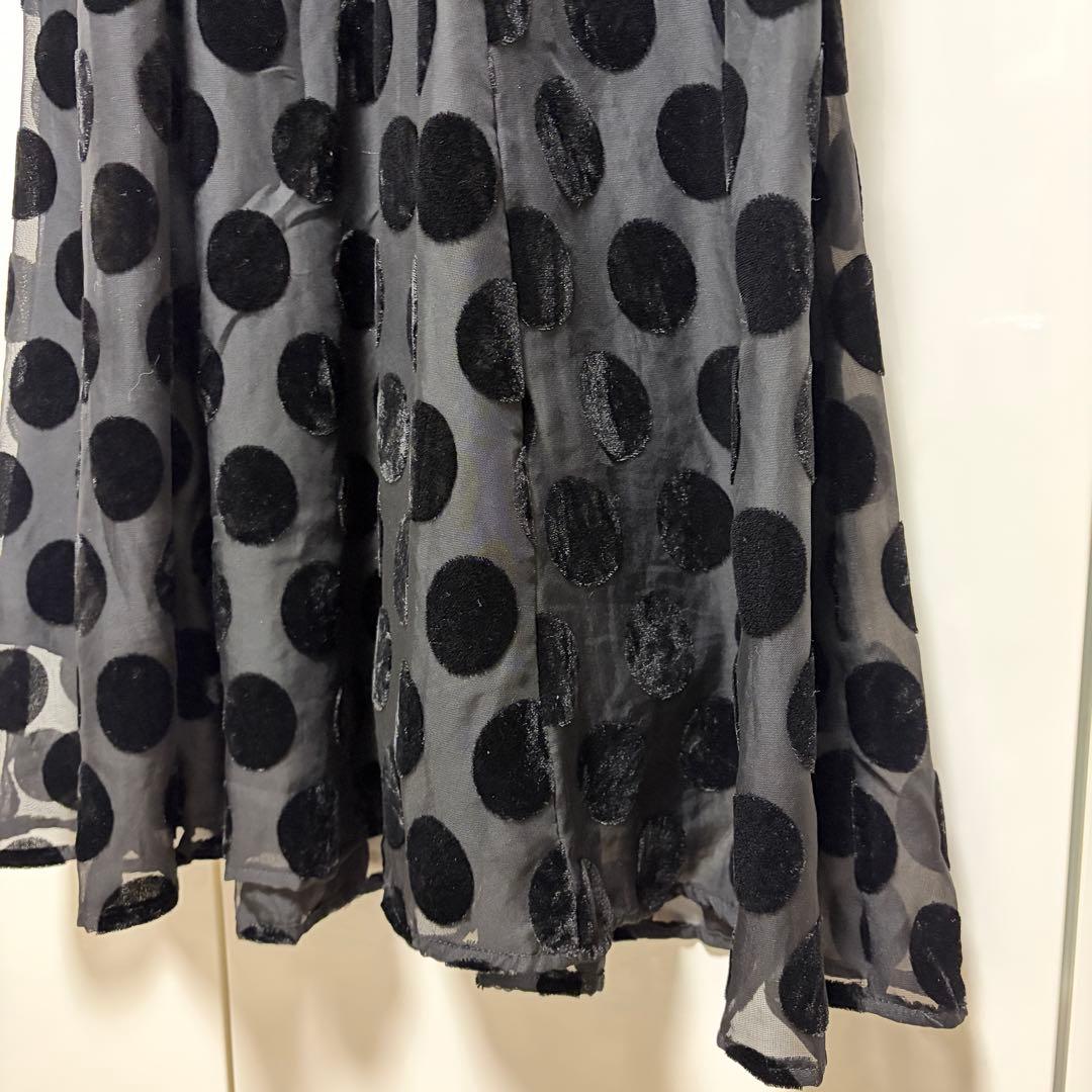 CLANE クラネ　BIG DOT OPAL ONEPIECE ワンピース　XS