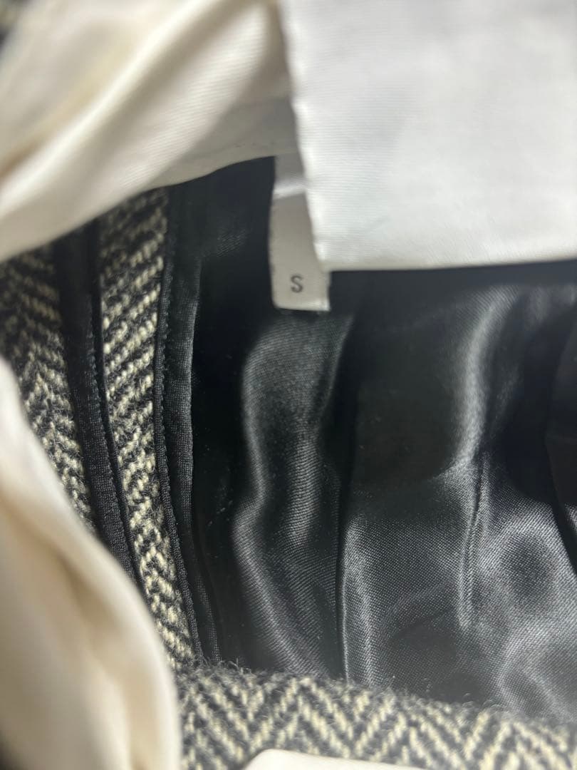 HED MAYNER ヘリンボーン柄 パンツ S