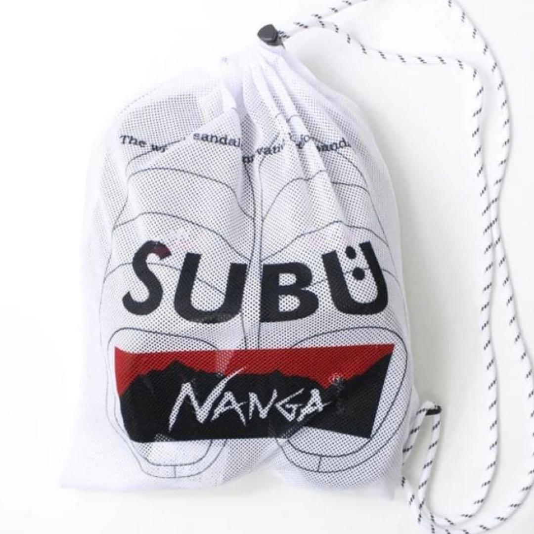 残り1点 ナンガ×スブ メンズ タキビ サンダル サイズ3 スリッパ ベージュ