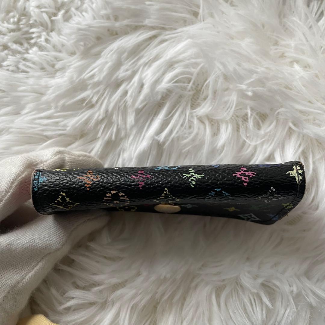 ルイヴィトンミュルティクレ4　 キーケース マルチカラー 黒