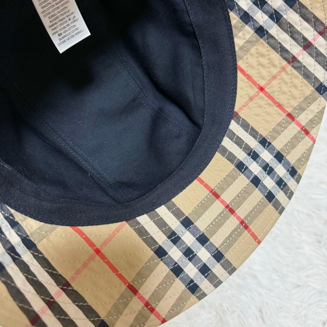 【極美品】 BURBERRY バーバリー ノバチェックバケットハット XL