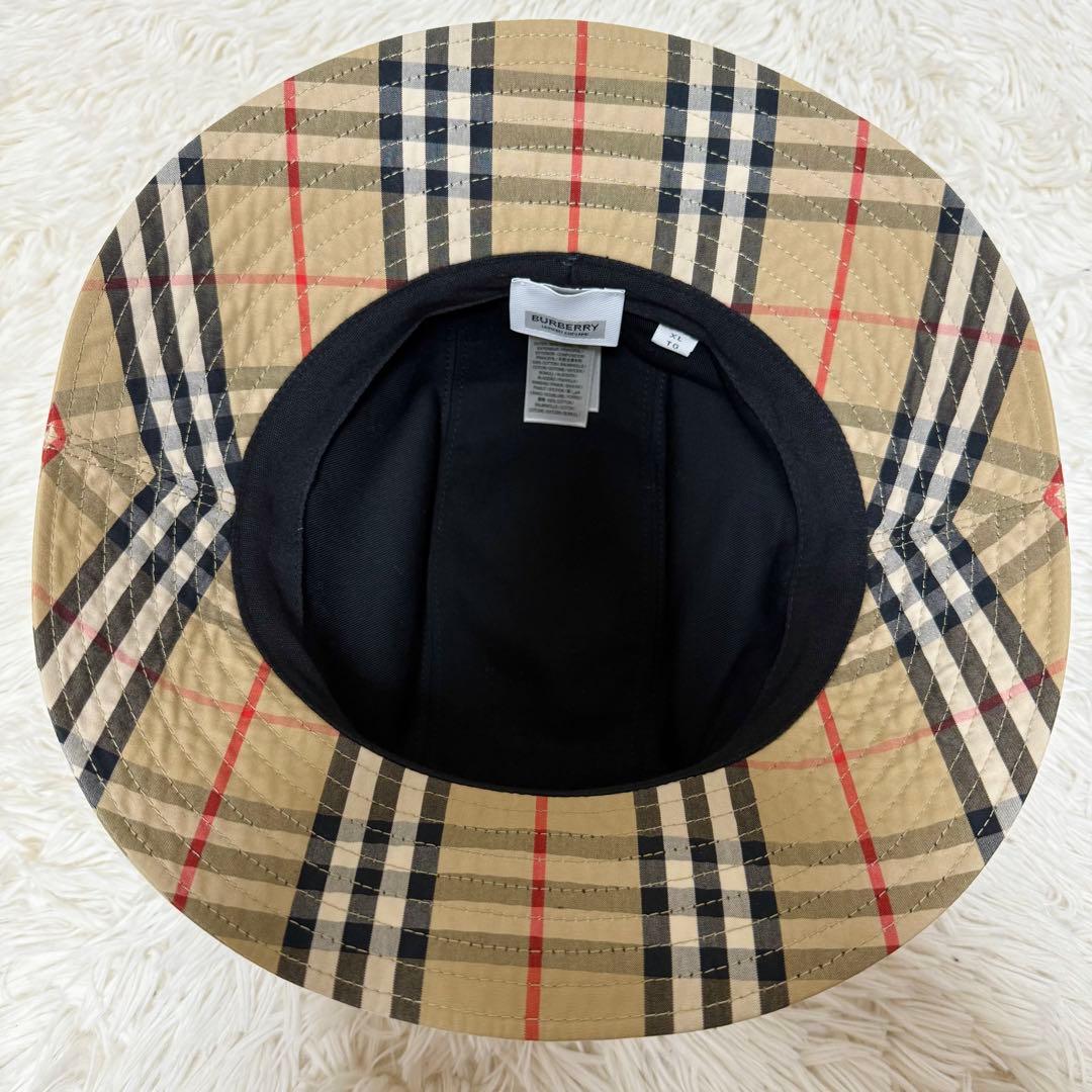 【極美品】 BURBERRY バーバリー ノバチェックバケットハット XL