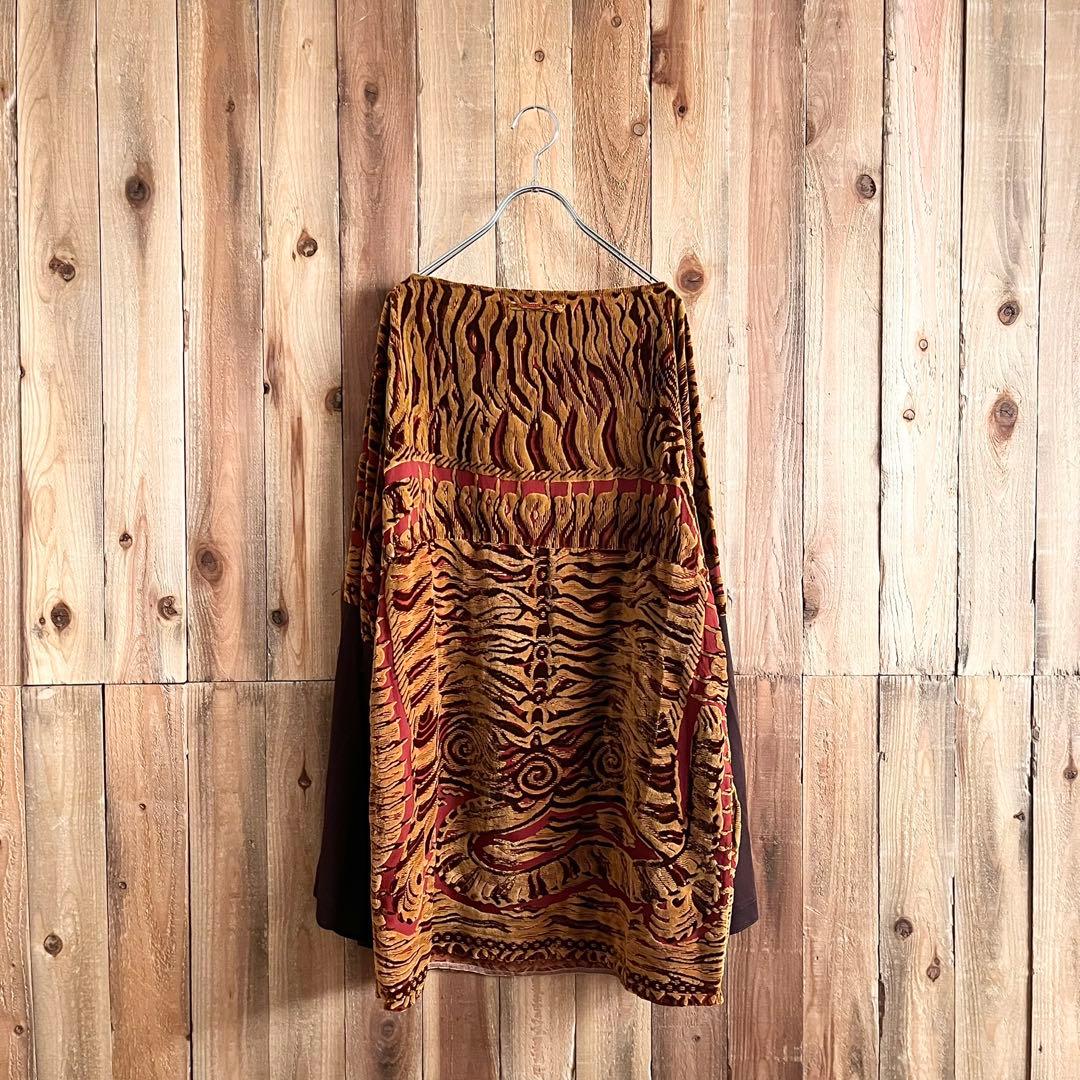 Jean Paul Gaultier FEMME ベロア エンボス カットソー