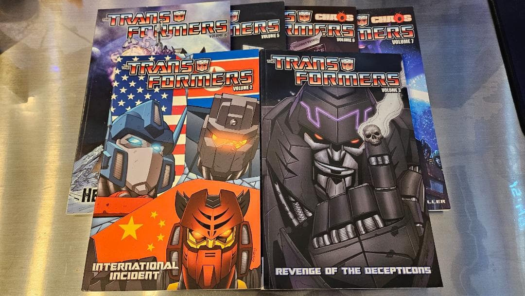 トランスフォーマー　アメコミ　カオスシリーズ6冊