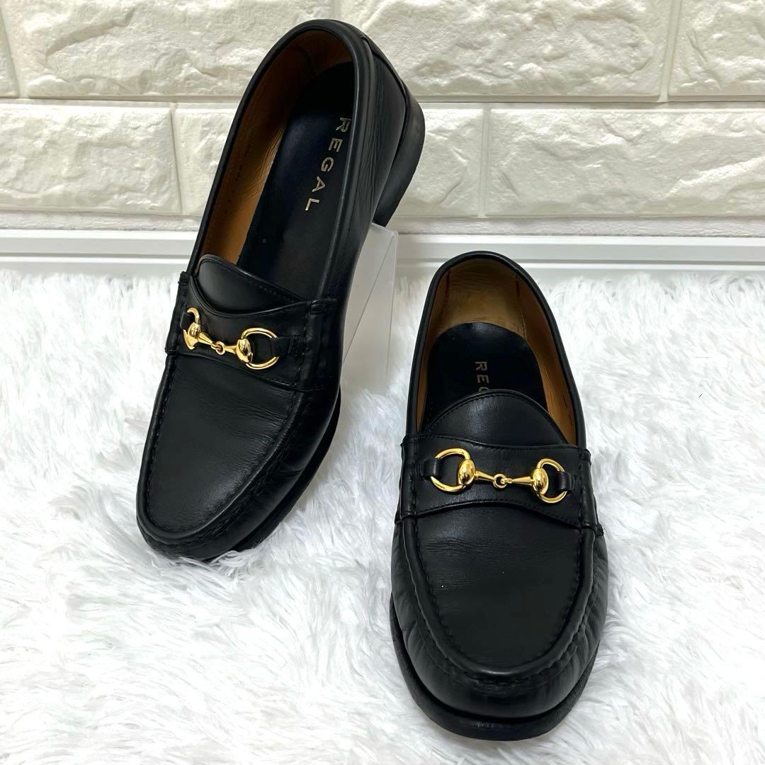 リーガル REGAL ホースビット ビットローファー 44HR 26.5 黒