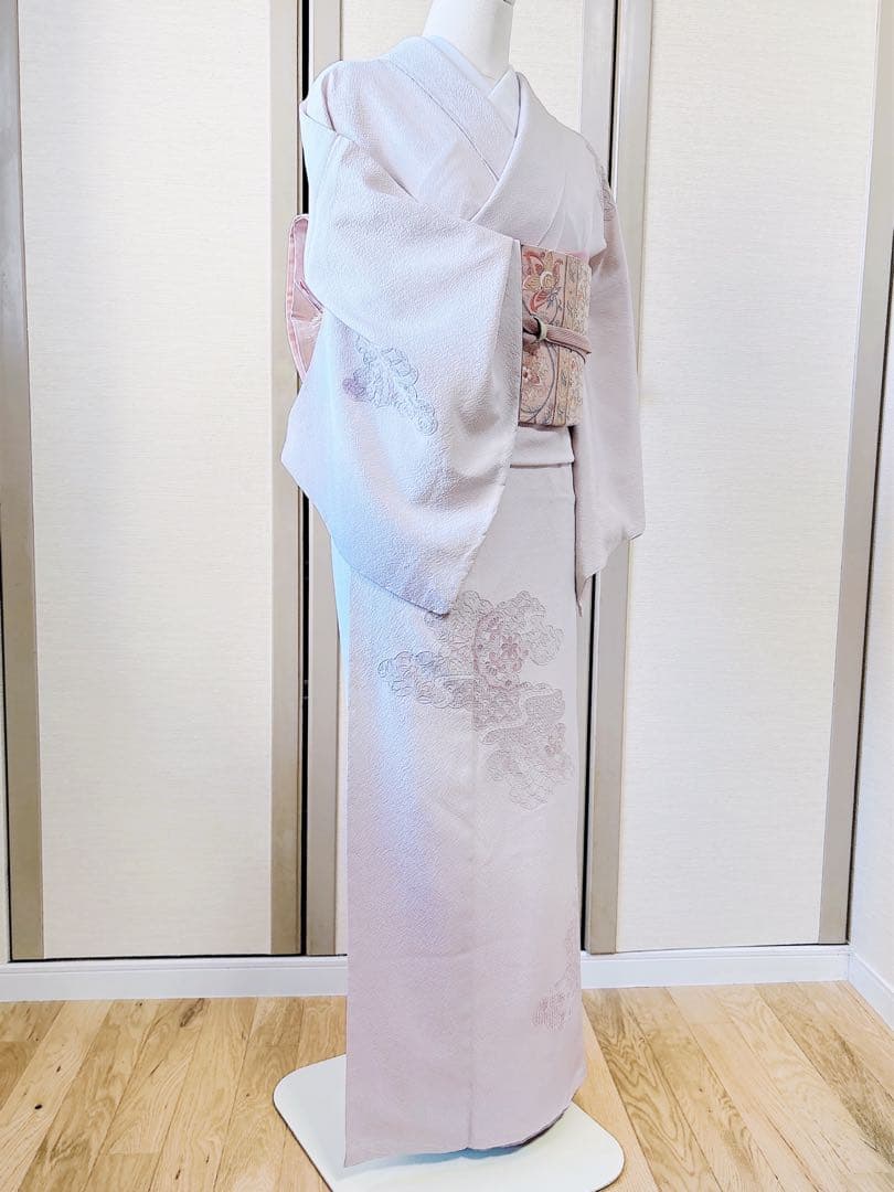 美品　訪問着　フルセット 裄65 スワトウ　卒業式　入学式　結婚式　M L 袋帯