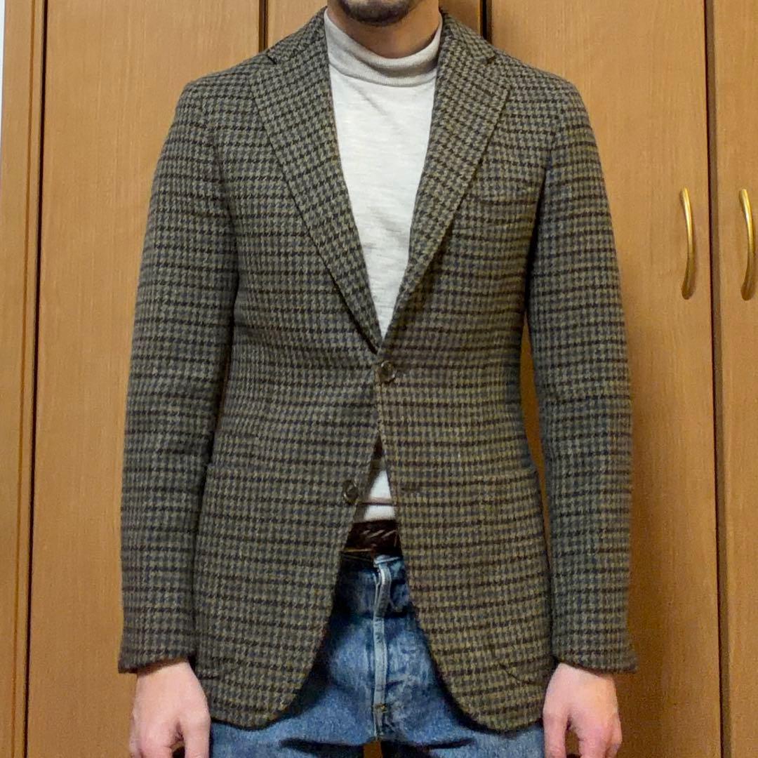 Drake's/ガンクラブチェックジャケット/サイズ 34