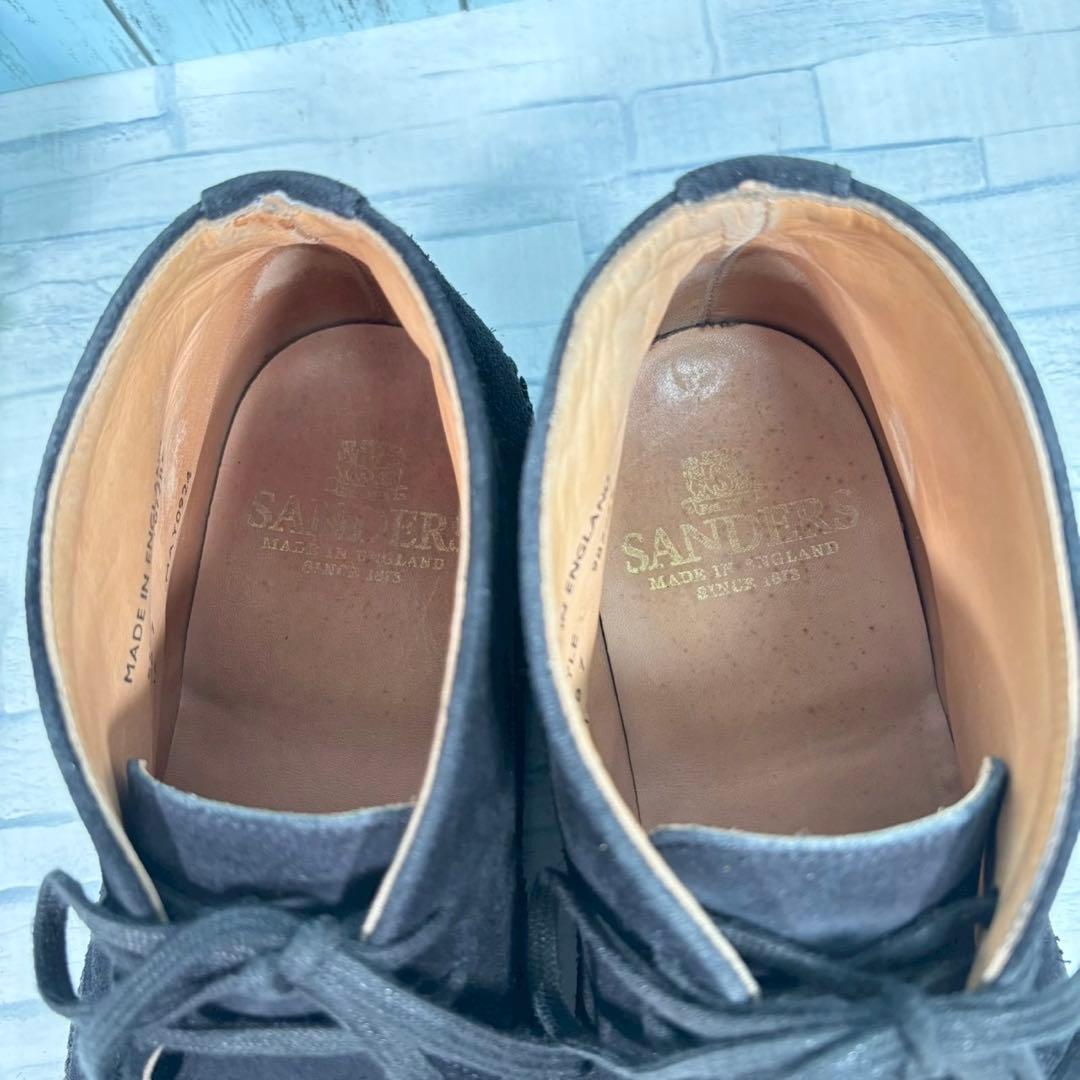 『SANDERS』サンダース(26cm)チャッカブーツ GB7 英国製 スエード