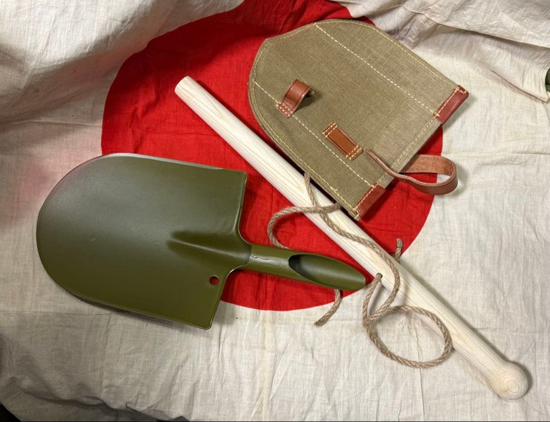 日本軍 携帯円匙カバー＆シャベルのセット前期型 シャベル スコップ（精巧複製品）