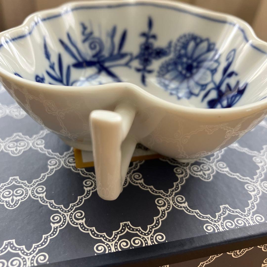 マイセン ブルーオニオン リーフ10cm